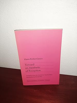 Immagine del venditore per Toward an Aesthetic of Reception (Volume 2) (Theory and History of Literature) venduto da AwardWinningBooks