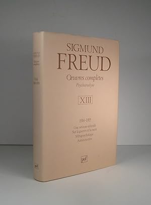 Bild des Verkufers fr Oeuvres compltes. Psychanalyse. Volume XIII (13) : 1914-1915. Une nvrose infantile. Sur la guerre et la mort. Mtapsychologie. Autres textes zum Verkauf von Librairie Bonheur d'occasion (LILA / ILAB)