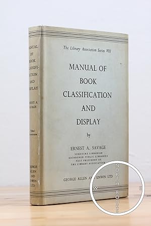 Manual of Book Classification and Display For Public Libraries