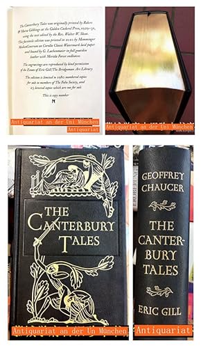 THE CANTERBURY TALES + PETER HOLLIDAY: THE GOLDEN COCKEREL PRESS, THE CANTERBURY TALES & ERIC GILL.
