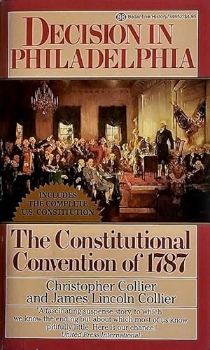 Seller image for Decision in Philadelphia: The Constitutional Convention of 1787 for sale by Kayleighbug Books, IOBA