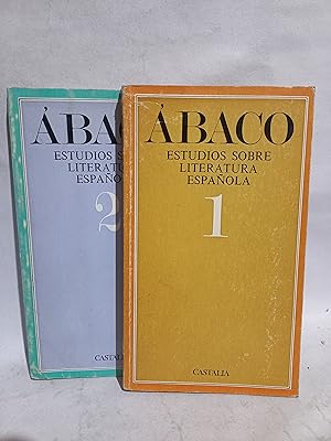 Imagen del vendedor de baco, Estudios sobre Literatura Espaola Tomo I y II a la venta por Libros de Ultramar Alicante