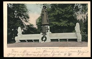 Bild des Verkufers fr Ansichtskarte Jever, Frulein Mariadenkmal zum Verkauf von Bartko-Reher