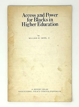 Access and Power for Blacks in Higher Education