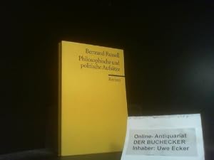 Seller image for Philosophische und politische Aufstze. [Von]. Hrsg. von Ulrich Steinvorth / Universal-Bibliothek ; Nr. 7970/7972. for sale by Der Buchecker