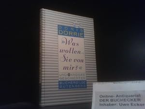 Bild des Verkufers fr Was wollen sie von mir?" und 15 andere Geschichten. Die kleine Reihe zum Verkauf von Der Buchecker