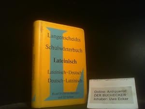 Seller image for Langenscheidts Schulwrterbuch Lateinisch : lateinisch-deutsch, deutsch-lateinisch. von Erich Pertsch und Ernst Erwin Lange-Kowal for sale by Der Buchecker