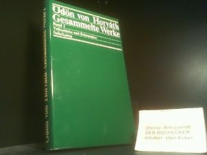 Bild des Verkufers fr dn von Horvth. Gesammelte Werke Band I Volksstcke, Schauspiele Band II Komdien Band III Lyrik, Prosa, Romane Band IV Fragmente und Varianten, Exposs, Theoretisches, Briefe, Verse. Dnndruck mit Original Pappschuber zum Verkauf von Der Buchecker