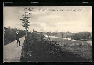 Seller image for Ansichtskarte Repelen, Repeler Jungborn, Promenade am Repeler Meer for sale by Bartko-Reher