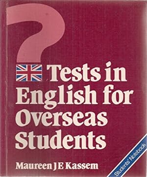 Bild des Verkufers fr Tests in English for Overseas Students zum Verkauf von WeBuyBooks