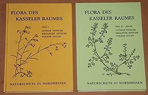 Bild des Verkufers fr Flora des Kasseler Raumes - Komplett Teil I u. II ( Atlas ) in 2 Bchern - Naturschutz in Nordhessen zum Verkauf von Rmpelstbchen