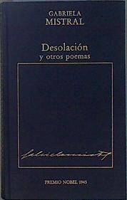 Imagen del vendedor de Desolacin y otros poemas a la venta por Els llibres de la Vallrovira