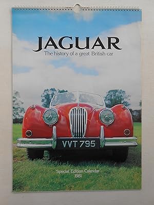 Immagine del venditore per JAGUAR. The history of a great British car. Special Edition Calendar 1981. venduto da J. R. Young