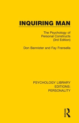 Immagine del venditore per Inquiring Man: The Psychology of Personal Constructs (3rd Edition) (Paperback or Softback) venduto da BargainBookStores
