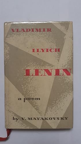 Imagen del vendedor de VLADIMIR ILYICH LENIN. A poem. a la venta por ConcreteAbstract