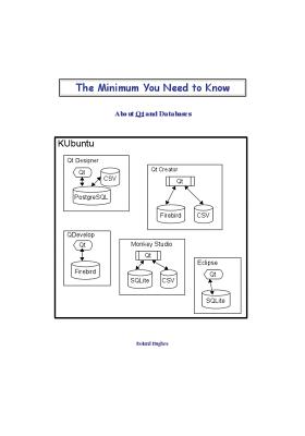 Seller image for The Minimum You Need to Know About Qt and Databases (Paperback or Softback) for sale by BargainBookStores