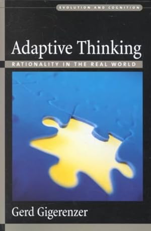 Imagen del vendedor de Adaptive Thinking : Rationality in the Real World a la venta por GreatBookPrices