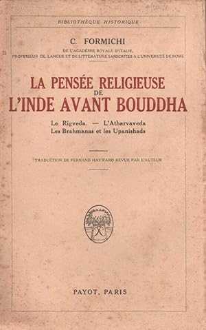 La pensée religieuse de l'inde avant Bouddha