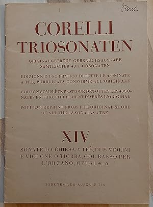 Corelli Triosonaten - Originalgetreue Gebrauchsausgabe sämtlicher 48 Triosonaten, im Auftrag des ...