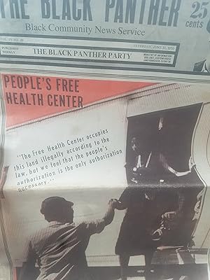 Imagen del vendedor de The Black Panther Party Community News Service June 13 1970 a la venta por Fantastic Book Discoveries