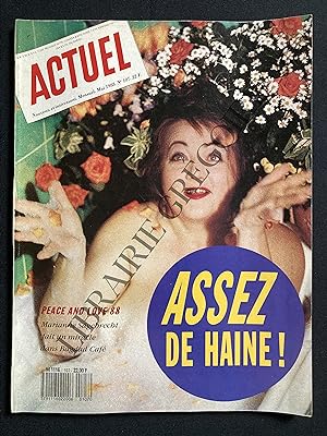 ACTUEL-N°107-MAI 1988-MARIANNE SAGEBRECHT