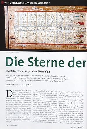 Die Sterne der Toten : Das Rätsel der altägyptischen Sterntafeln. in: Sterne und Weltraum, Heft 1...