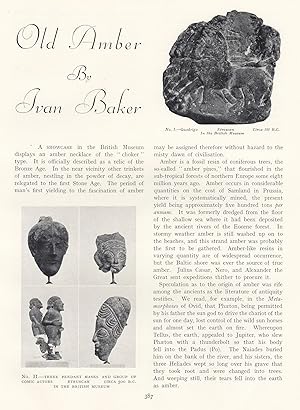 Seller image for Old Amber. An original article from The Connoisseur, 1931. for sale by Cosmo Books