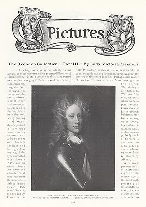 Seller image for The Oxenden Collection of Portraits; Part 3. An original article from The Connoisseur, 1915. for sale by Cosmo Books