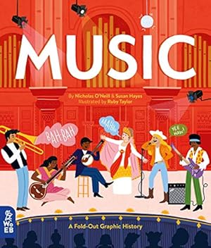 Image du vendeur pour Music: A Fold-out Graphic History mis en vente par ZBK Books