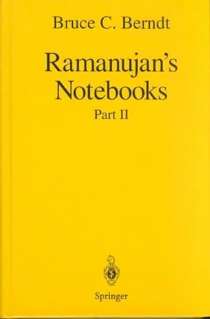 Seller image for Ramanujan's Notebooks, Part 2 for sale by GreatBookPrices