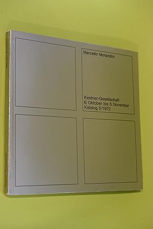 Bild des Verkufers fr Marcello Morandini : 6. Okt. - 5. Nov. 1972, Kestner-Ges., Hannover. [Katalogred.: Wieland Schmied] / Kestner Gesellschaft: Katalog ; 1972,5 zum Verkauf von Antiquariat Biebusch