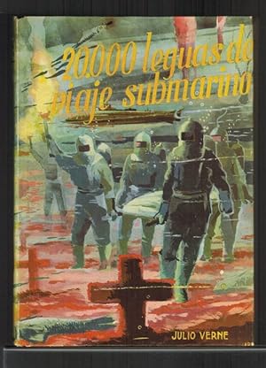 Imagen del vendedor de 20.000 leguas de viaje submarino. [Ttulo original: Vingt mille lieues sous les mers. Traduccin de E. E.]. a la venta por La Librera, Iberoamerikan. Buchhandlung