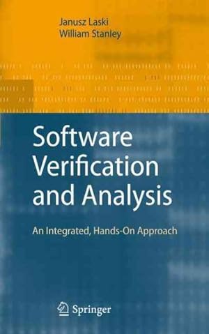 Imagen del vendedor de Software Verification and Analysis : An Integrated, Hands-On Approach a la venta por GreatBookPrices