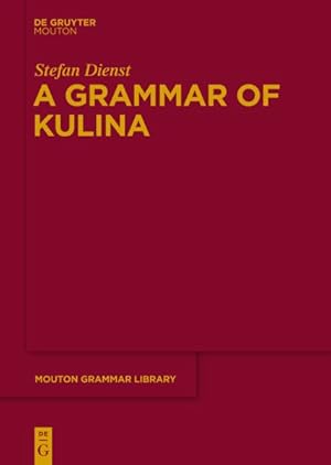 Imagen del vendedor de Grammar of Kulina a la venta por GreatBookPrices