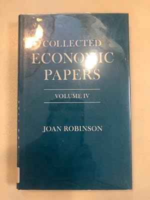 Bild des Verkufers fr Collected Economic Papers of Joan Robinson - Vol. 4 zum Verkauf von Emporium of Canton