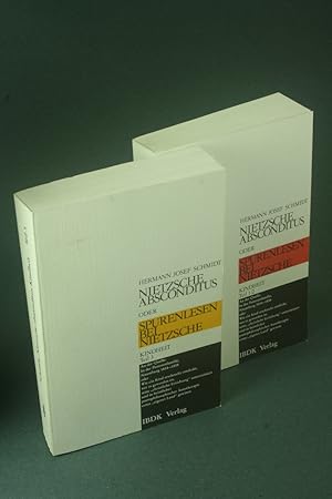 Image du vendeur pour Nietzsche absconditus oder Spurenlesen bei Nietzsche - complete in two volumes. mis en vente par Steven Wolfe Books