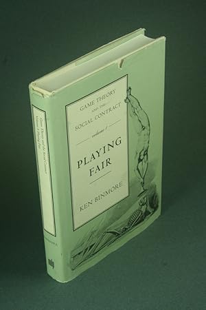 Image du vendeur pour Game theory and the social contract. Volume 1 : Playing Fair. mis en vente par Steven Wolfe Books