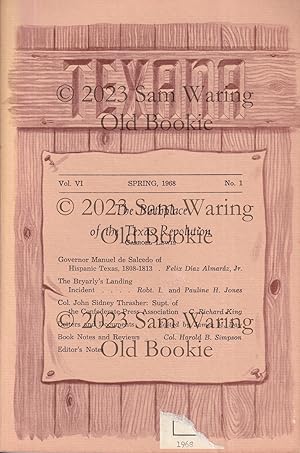 Seller image for Texana Vol. VI COMPLETE for sale by Old Bookie