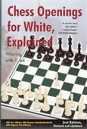 Image du vendeur pour CHESS OPENINGS FOR WHITE, EXPLAINED. Winning With 1.e4. 2nd Edition, Revised and Fully Updated mis en vente par Columbia Books, ABAA/ILAB, MWABA