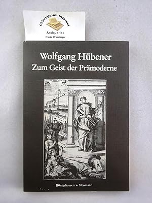 Imagen del vendedor de Zum Geist der Prmoderne. a la venta por Chiemgauer Internet Antiquariat GbR