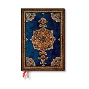 Bild des Verkufers fr Safavid Indigo (Safavid Binding Art) Midi 12-month Day-at-a-Time Dayplanner 2024 (Hardcover) zum Verkauf von Grand Eagle Retail