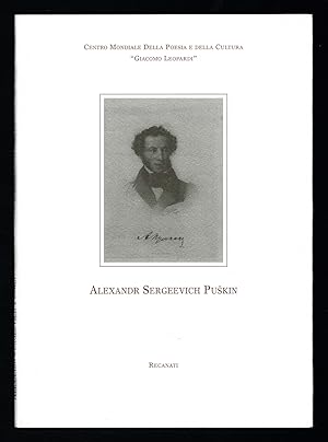Seller image for Alexandr Sergeevich Puskin la vita, l'opera, l'epoca. for sale by Hatt Rare Books ILAB & CINOA