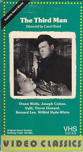 Imagen del vendedor de The Third Man [VHS] a la venta por Kayleighbug Books, IOBA