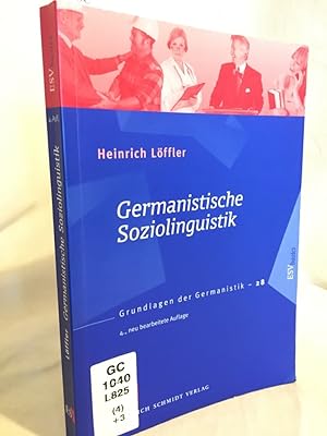 Seller image for Germanistische Soziolinguistik. (= Grundlagen der Germanistik, 28). for sale by Versandantiquariat Waffel-Schrder