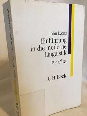 Einführung in die moderne Linguistik.