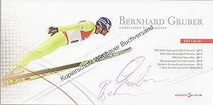 Bild des Verkufers fr Original Autogramm Bernhard Gruber Skispringen /// Autograph signiert signed signee zum Verkauf von Antiquariat im Kaiserviertel | Wimbauer Buchversand