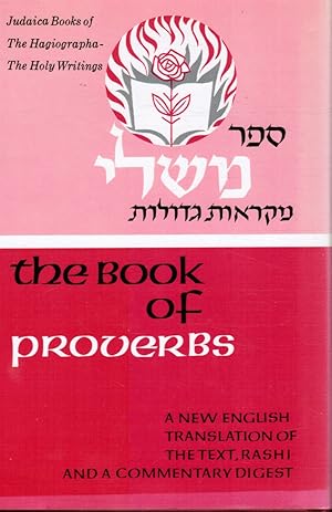 Bild des Verkufers fr The Book of Proverbs: a New English Translation zum Verkauf von Bookshop Baltimore