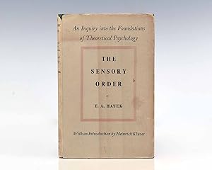 Image du vendeur pour The Sensory Order. An Inquiry Into the Foundations of Theoretical Psychology. mis en vente par Raptis Rare Books