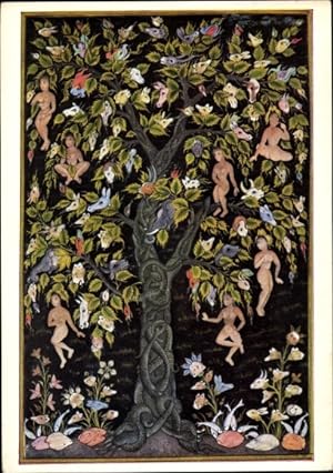 Künstler Ansichtskarte / Postkarte Der redende Baum, Altindische Sage, Um 1650, Reklame Raupina 2...