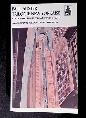 Bild des Verkufers fr Trilogie New-Yorkaise Cit de verre Revenants La chambre drobe zum Verkauf von LibrairieLaLettre2